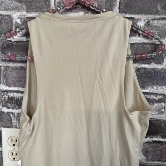 NWT Lululemon wundermost Nulu Square-Neck Sleeveless Bodysuit cream bikini cut - Picture 10 of 12